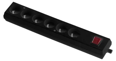 Obrázek produktu pro Jonex GN-670 WS-C Prodlužovací kabel černý s 6 zásuvkami