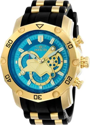 Obrázok produktu pre Invicta Pro Diver - SCUBA 23426 Pánske Hodinky - Quartz Hnací Mechanizmus - Nerezová Oceľ s Modrým Ciferníkom - 50 mm