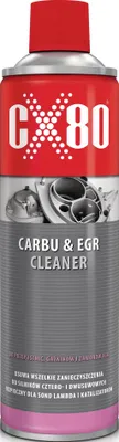 Produktbild von CARBU EGR CLEANER 500ml zur Reinigung von Vergasern, Drosselklappen, Einspritzdüsen, AGR-Ventilen und dem gesamten Kraftstoffsystem von Benzinmotoren.