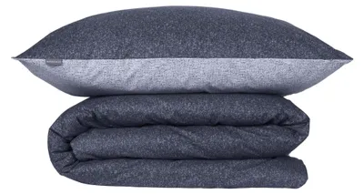 Produktbild von SCHIESSER Bettwäscheset Vinnie | Zweifarbig | Renforcé | 2-teilig | 100% Baumwolle | Angenehm weich & glatt | YKK-Reißverschluss | 135x200 cm + 80x80 cm | Plum