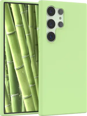 Produktbild von EAZY CASE Silikonhülle für Samsung Galaxy S24 Ultra Silikon Backcover Schutz in Grün