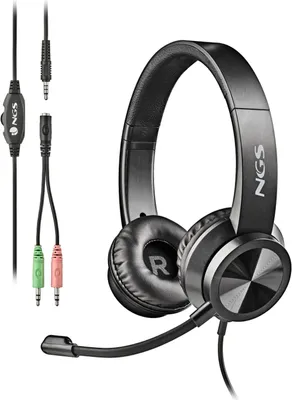 Produktbild von NGS MSX 11 PRO Gaming Headset Kabelgebundene Stereo-Ohrhörer Schwarz für Xbox PS PC
