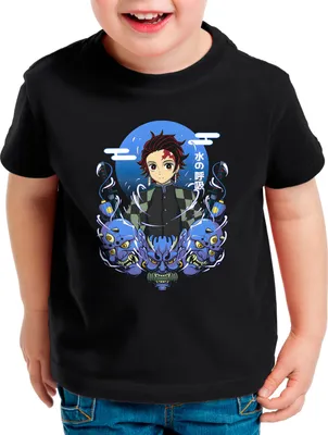 Produktbild von style3 Tanjiro Blue Kinder T-Shirt anime japan manga