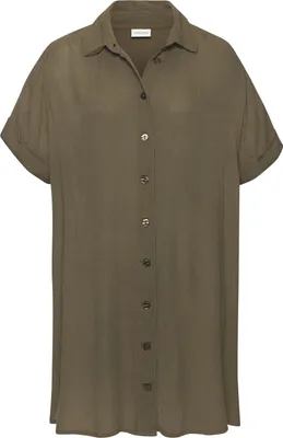 Produktbild von LASCANA Longbluse khaki Größe 48
