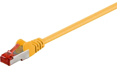 Image de Câble patch CAT 6, S/FTP (PiMF), jaune