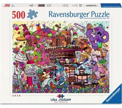 Produktbild von RAVENSBURGER Puzzle USA Jigsaw Nationals: Sweet Playground 500 DLs