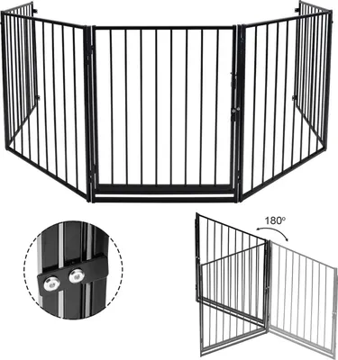 Zdjęcie produktu dla Kratka ochronna do kominka 5x Kratka ochronna 300x75cm Kratka ochronna do pieca Drzwiczki ochronne Kratka ochronna dla zwierząt Kratka barierowa Kratka konfiguracyjna