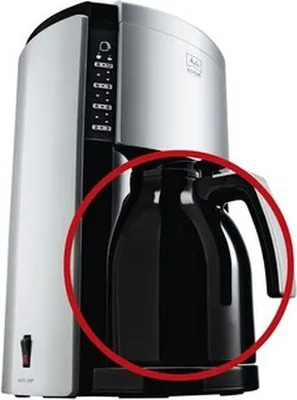 Produktbild von Melitta Thermokanne, Isolierkanne, Kaffeekanne für Look III Therm de Luxe M659