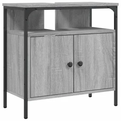 Obrázek produktu pro vidaXL Vanity unit grey Sonoma 60x30x60 cm materiál na bázi dřeva