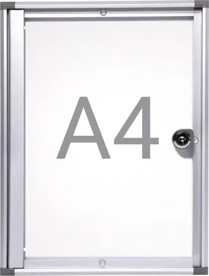Produktbild von MAUL Schaukasten MAULextraslim Hochformat 1 x A4 Aluminium 3.1 x 27 x 35.1 cm silber