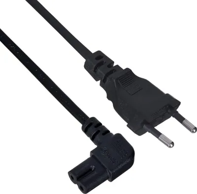 Zdjęcie produktu dla SAVIO CL-144 Kabel zasilający czarny 3m kątowy