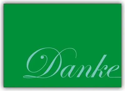 Produktbild von 5er Set Danksagungskarten in Edler Schrift, grün