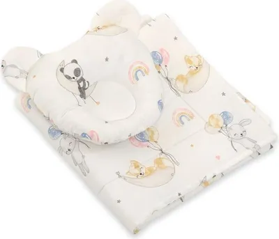 Produktbild von Babybett-Set -Babybett-Krankheit - Baumwolle, hautfreundlich für Babys, 2-teilig