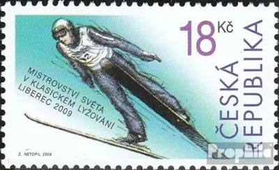 Produktbild von Briefmarken Tschechien 2009 Mi 587 (kompl.Ausg.) postfrisch Ski