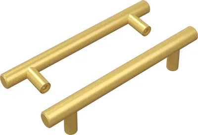 Image de vidaXL Poignée d'armoire 2 pcs or 150 mm acier inoxydable