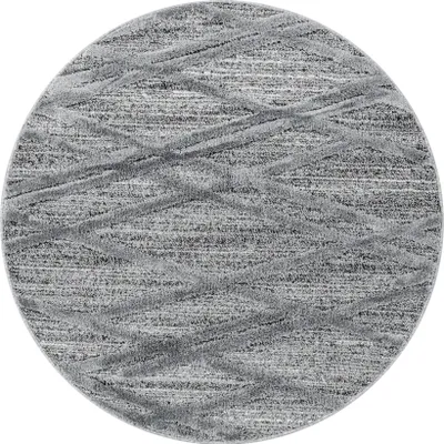 Obrázok produktu pre 80x80 (priemer) kruh Kusový koberec Pisa 4706 Grey kruh