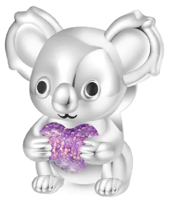 Produktbild von Gnoce Charm Koala mit Herz HDC064 Silber