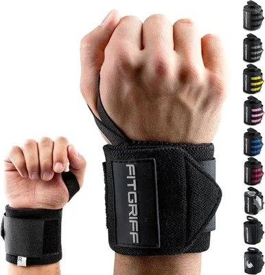 Obrázok produktu pre 45 cm bandáže zápästia - podpora zápästia pre fitness, kulturistiku a silový tréning