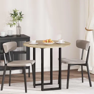 Obrázek produktu pro Maison Exclusive – deska stolu z dubu Sonoma, Ø 80 x 1,5 cm, dřevěný materiál