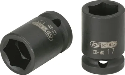 Produktbild von KS Tools 515.1031, Steckschlüsselbuchse, Schwarz, 1 Kopf/Köpfe, 1/2", Metrisch, 31 mm