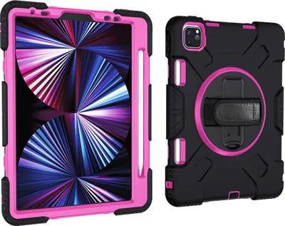 Produktbild von Tasche für iPad Pro 3/2/1 11" mit Ständer und Stylushalter Schwarz
