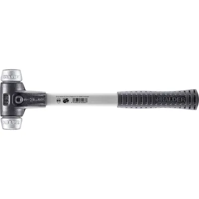 Produktbild von SIMPLEX-Schonhammer, Weichmetall; mit verstrktem Tempergussgehuse und Fiberglasstiel | D=30 mm | 3709.030