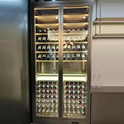 Image de Glas Weinschrank Weinlagerregal Weindisplay Flaschenständer Weinmöbel