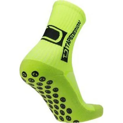 Image de Tapedesign Allround Classic Chaussettes Grip - Jaune Fluo | Taille: 37-48