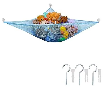 Produktbild von Spielzeugaufbewahrung Hängematte - Organisierer für das Kinderzimmer - 213 x 150 x 150 cm