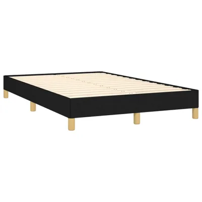 Obrázek produktu pro Rám postele bez matrací černá 120x190 cm textil