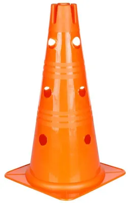 Produktbild von Kegel mit Löchern, Merco Vario, orange, 38 cm, 1 Stück