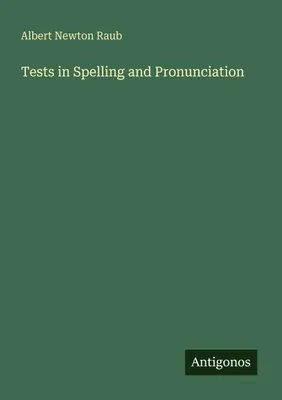 Produktbild von Tests in Spelling and Pronunciation
