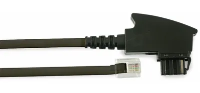 Produktbild von S/CONN maximum connectivity Telefon-Anschlußkabel-TAE N-Stecker auf Western-Stecker 6/4, 15,0m (70125-)