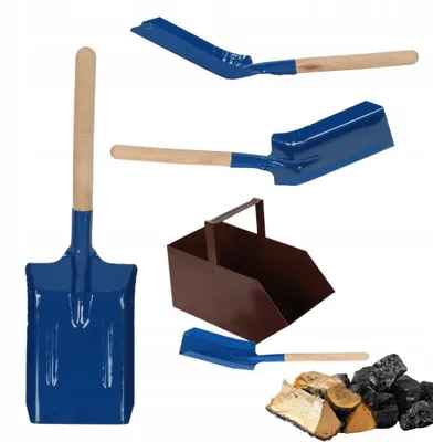 Produktbild von Woodcarver Kaminset Kohlebehälter mit Schaufel Zubehör