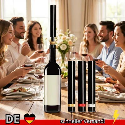 Produktbild von Weinöffner Luftdruck Edelstahl Korkenzieher Flaschenöffner