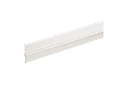 Produktbild von Türdichtung Universal mit Lippe selbstklebend weiß 1 m x 20 mm