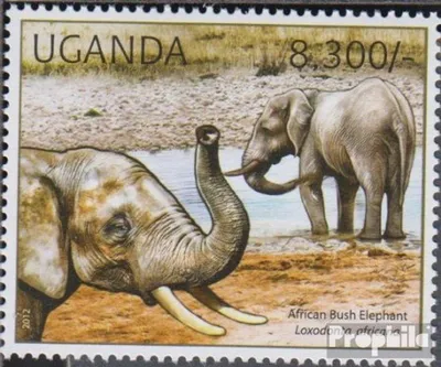 Produktbild von Briefmarken Uganda 2012 Mi 2814 (kompl.Ausg.) postfrisch Savannenelefant