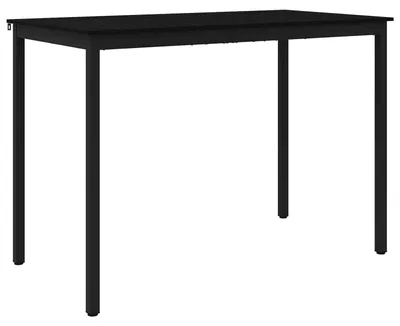 Imagen del producto de Mesa rectangular para comedor con patas de metal