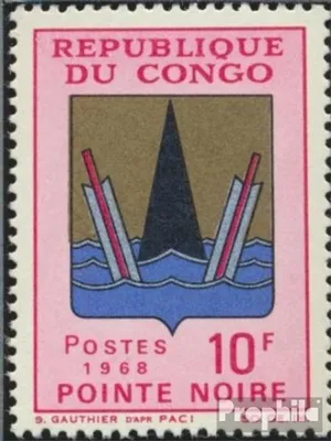 Produktbild von Briefmarken Kongo (Brazzaville) 1968 Mi 147 (kompl.Ausg.) postfrisch Wappen