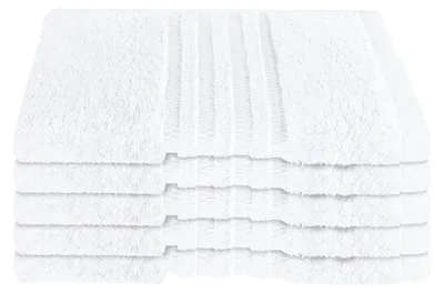 Produktbild von SCHIESSER Gästetuchset Milano | Einfarbig | 5-teilig | 100% Baumwolle | Weich & Saugstark | 30x50 cm | Weiß