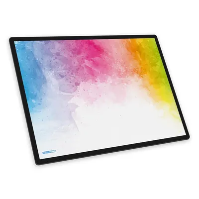 Produktbild von itenga Schreibunterlage Motiv Regenbogen Wasserfarben