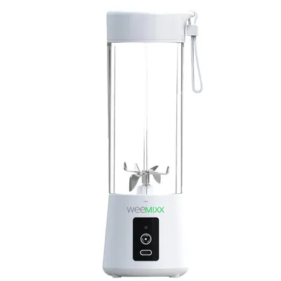 Produktbild von weemixx tragbarer Smoothie Mixer, Mini Mixer, mobiler Standmixer , Smoothiemaker to go, portabler Mixer Behälter 400 ml