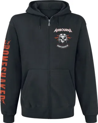 Produktbild von Airbourne Kapuzenjacke Herren Biker Boneshaker schwarz S