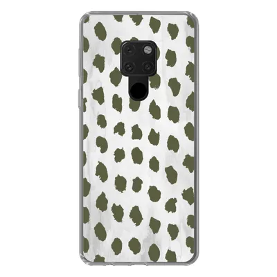 Produktbild von MuchoWow® Handyhülle Schutzhülle Hülle für Huawei P40 Lite Marmor - Punkte - Grün Silikon Softcase Handy Hülle - Handy