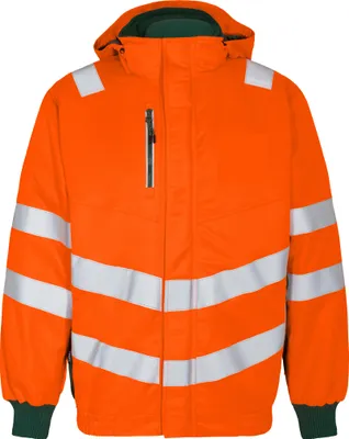 Produktbild von F. Engel Safety Pilotjacke, Orange/Grün, Gr. 5XL