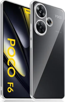 Zdjęcie produktu dla Pokrowiec ochronny na etui Xiaomi Poco F6 Sleeve Transparent Slim Cover Clear Case