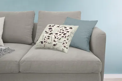 Produktbild von MuchoWow® Zierkissen Sofakissen Wohnzimmer Dekokissen 60x40 cm Weltkarte - Kinder - Grau - Kopfkissen - Polster mit Foto