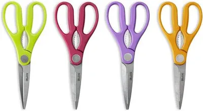 Produktbild von Famanu Küchenschere Edelstahl - Vielseitige Küchenschere 21 cm