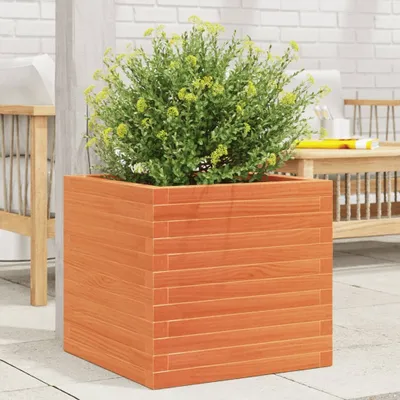 Immagine prodotto di Maison Exclusive - Fioriera Giardino Marrone Cera 50x50x46 cm Legno Massello Pino