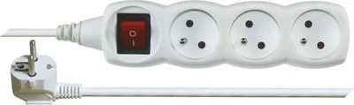 Obrázok produktu pre Emos P1311, 3 AC zásuvky/AC zásuviek, 250 V, Biela, 1,2 m, 1 kusov